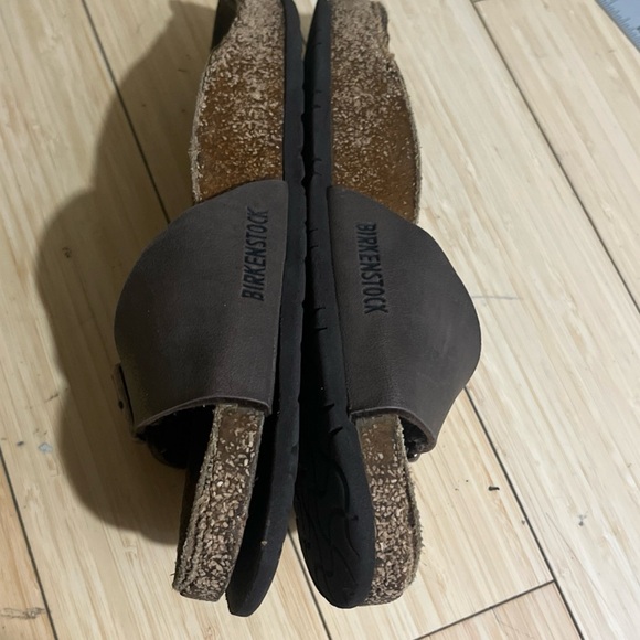 Birkenstock Madrid-Birko Brown Leather Sandals with Adjustable Buckles size 39 - Picture 7 of 9